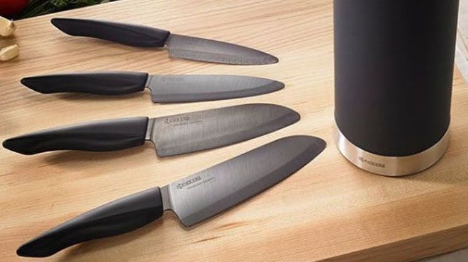 
                    Shin fruit knife from the Kyocera Shin ceramic knife series