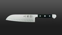 Güde knives, scalloped Santoku Alpha
