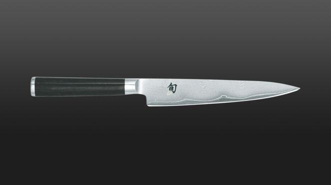 
                    utility knife Kai for the treatment of meat or fruit