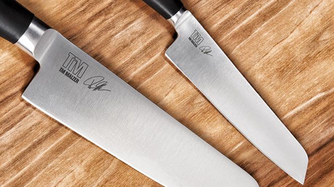 
                    Kamagata Hybride Chef's Knife with office knife