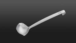 Stainless steel, Triangle Saucier Spoon