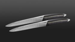 Custom knife, Damask table knife set