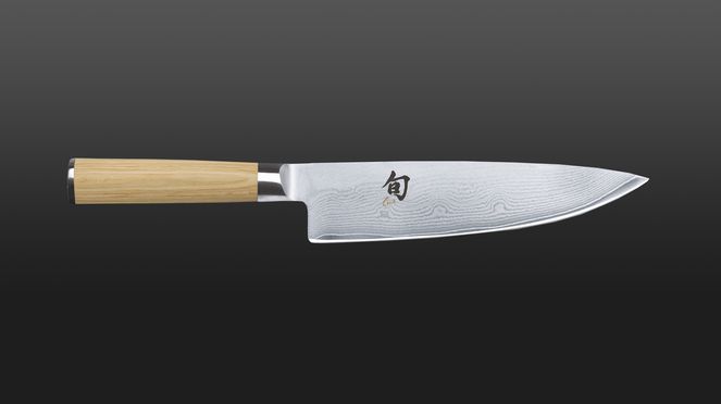
                    Shun White Chef's Knife from Kai