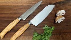 Meat knife, Santoku Wok