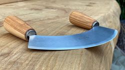Stainless steel, Wooden Chopping Knife