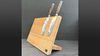 
                    Magnetic knife board oak for 6 - 8 knives