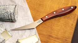 Windmühle kitchen knife plum wood, Goat cheese knife