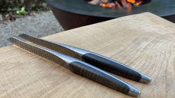 Custom knife, swiss damask knife set