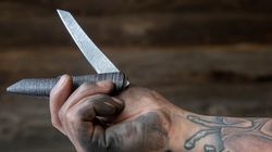 Pocketknife: Steak knife to go, Pocketknife damascus