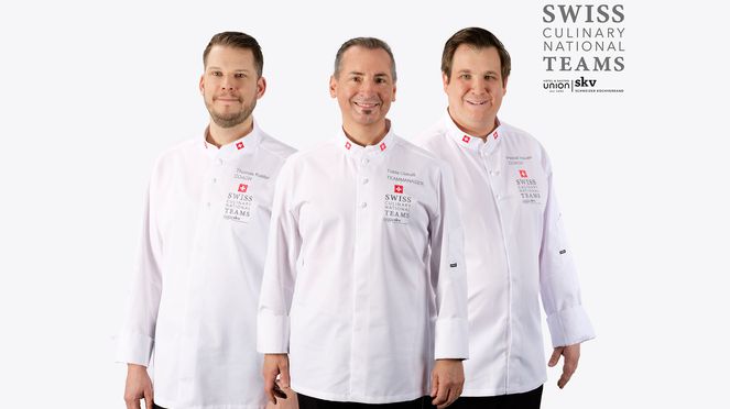 
                    Coaches der Schweizer Kochnationalmannschaft und  Juniorenkochnationalmannschaft