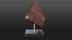 Oak/Walnut wood, Kai knife block rotatable