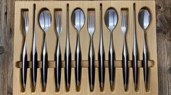 Special wood, Cutlery set walnut 4 pieces