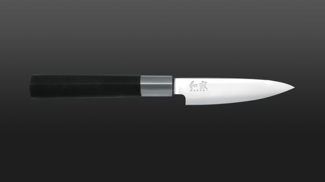 Kai 6710P Wasabi Black Paring Knife, 10 cm