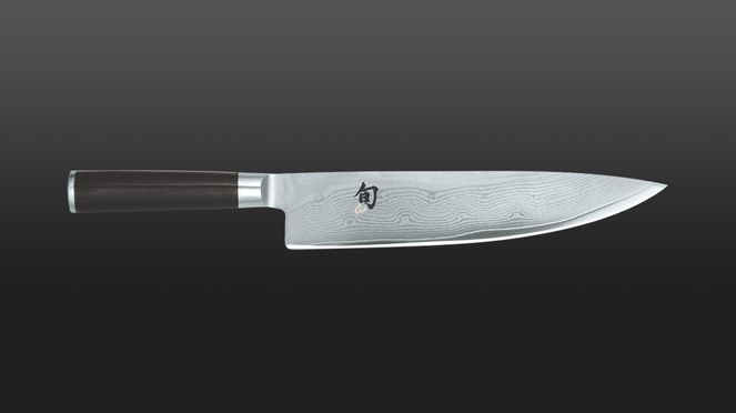 
                    Couteau de cuisine grand qui est l'un des couteaux les plus importants dans la cuisine.