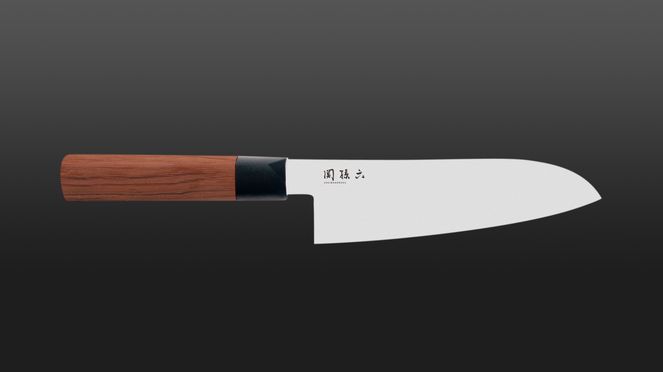 
                    Red Wood Santoku aus dem Hause Kai