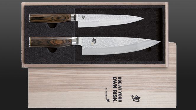 
                    Tim Mälzer chef's knife set in wooden box