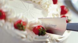 Stainless steel, pie knife triangle