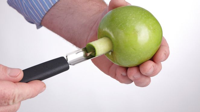 
                    Lo snocciolatore per mele triangle® con diametro di 20 mm per togliere torsoli