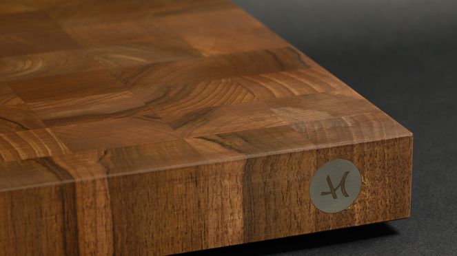 
                    The Caminada cutting board walnut wood is part of the Caminada collection