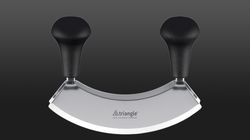 Stainless steel, weighing knife double blade