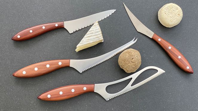 
                    Le set de couteaux à fromage Fromaĝo fait partie de la série de fromage fromago de Windmühle