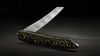 
                    Limited pocket knife damask carbon/gold in limited edition of 200 pieces
