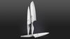 
                    Shoso Utility Knife with paring knife and Santoku