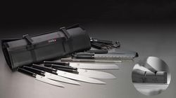 Set de couteaux, Mallette à couteaux Shun avec affûteur