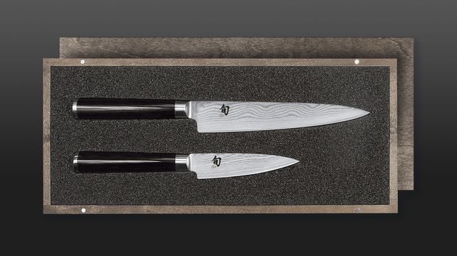 
                    Knife set Kai with utility knife and paring knife
