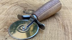 Stainless steel, triangle® pizza cutter