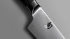 
                    Detail der Dual-Core-Kline des Shun Kagerou Santokus