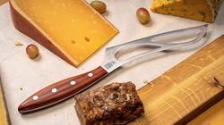 Windmühle kitchen knife plum wood, Universal cheese knife