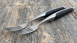 Special wood, swiss steak fork set