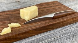 sknife oyster/hard cheese knife, Hard cheese knife with board