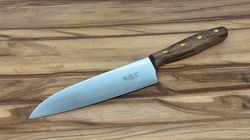 Windmühle kitchen knife walnut wood, K5 chef's knife walnut