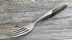 Cutlery, swiss steak fork walnut