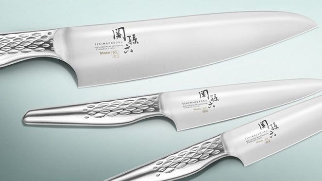 
                    Seki Magoroku Shoso Messerset mit exzellenter Schärfe