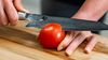 
                    Kiritsuke with precision sharpener ensures perfect razor sharpness
