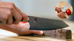 Couteau à viande, Kiritsuke avec affûteur de précision