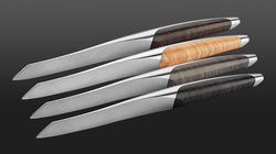 sknife coltello di bistecca, Steakmesserset assortiert
