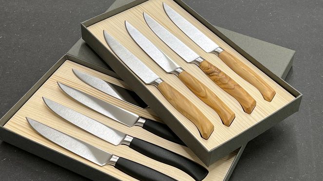 Set de couteaux à viande Wok