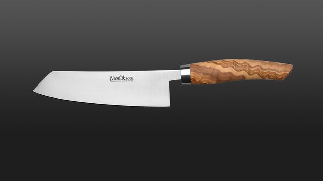 
                    Nesmuk Soul Santoku mit Olivenholzgriff